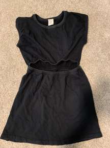 Offline  Black Cut Out Dress