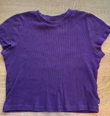 Baby Tee In Purple