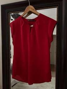 OUTBACK Red  Sleeveless Blouse XS Red