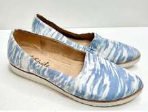 Life Stride Womens Size 5.5 Blue Bloom 2 Slip On Flat Shoes NEW