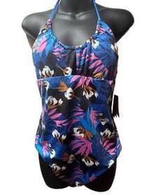 Patagonia Women's Glassy Dawn One-Piece Swimsuit in Parrots Navy Size S