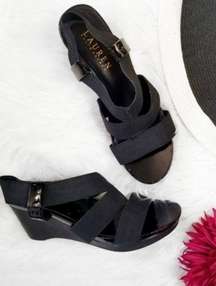 Ralph Lauren |‎ Rachana Wedge Sandal Size 8B