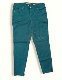 4/$25 BUNDLE SALE! NINE WEST VINTAGE AMERICA GREEN MATCHSTICK SKINNY JEANS