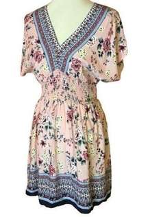 Bebop NWT Boho floral mini dress