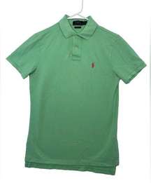 Ralph Lauren Women’s Mint Green Custom fit Polo Short Sleeve Shirt size S