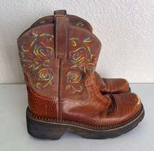 Ariat Fatbaby Gem Boots, Women’s Size 8  Western Cowgirl Boot