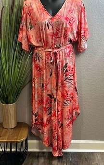 Kate & mallory beautiful printed romper size 3X ￼￼