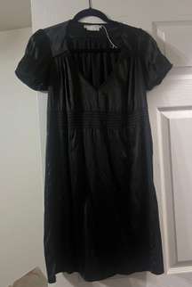 Silky Black Dress -
