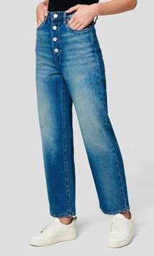 Blank NYC The Baxter Rib Cage Straight Leg Button Fly Jeans