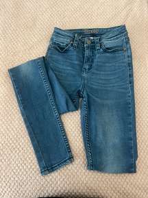 high rise skinny jeans