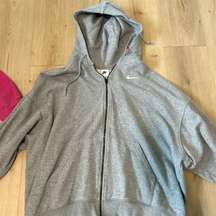 Gray Zip-Up Hoodie