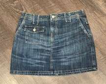 Polo jeans company denim mini skirt