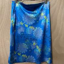 Oriental Blue Skirt Size Medium