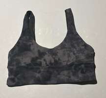 Lululemon Align Reversible Sports Bra Diamond Dye Grey Nulu Size 8