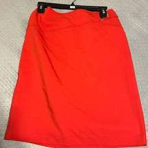 Alfani Womens red pencil skirt size 4