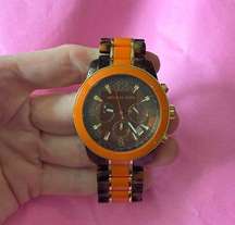 Michael Kors MK5765 Ladies Stainless Steel Chronograph Watch RARE
