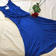 Twenty Ten Blue Twist Front Dress M