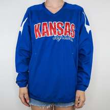 Holloway Embroidered KU Kansas Jayhawks Pullover Windbreaker