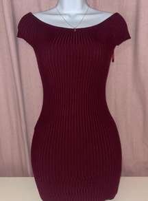 NWT |  Off Shoulder Midi Dress 