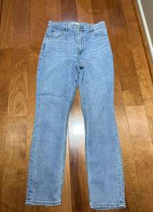 Abercrombie Curve Love The 90s Slim Straight Jeans