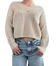 NWT Moon & Madison Cropped Sweater L