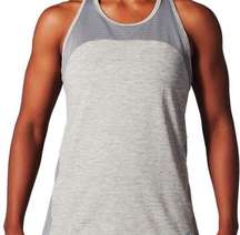 Second Skin Gray Racerback Tank Top. Size XS