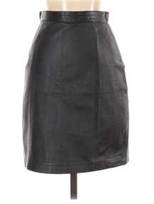 Black Leather Skirt