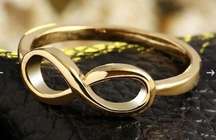 Gold Infinity Ring