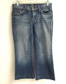 7 for all Mankind dojo cropped jeans 27