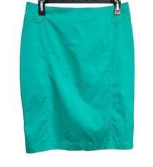 New York Company Women's Green Pencil Skirt Size 6