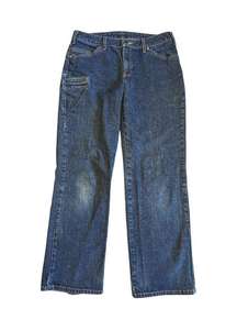 Vintage Y2K Dickies Utility Straight Leg Jeans Denim Blue Mid-Rise Retro VTG 6