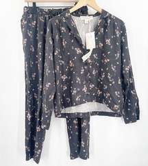 SALTWATER LUXE Set Size Small Loungewear Pajamas Casual NWT Floral Sleep Lounge