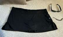 Vtg Nike Dryfit black pull on tennis prep mini skort XL