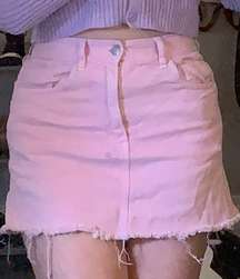 Pink Mini Skirt