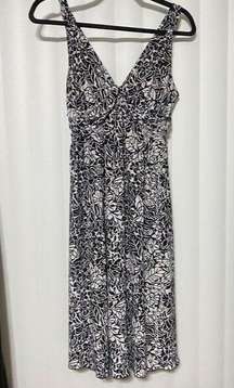 Daisy Fuentes black/white floral dress