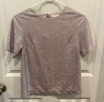 Shiny pink Monteau T-shirt size small