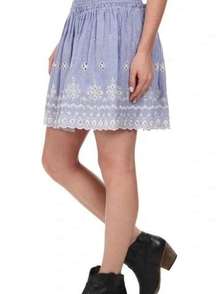 Ariat Skirts Ariat Blue Chambray Border Skirt