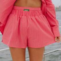 poplin Double Banded Resort Shorts