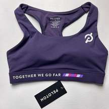 Peloton Women’s Cycling Cadent Go Further Athletic Racerback Sports Bra Sz XS