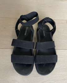 Black Strappy Sandals