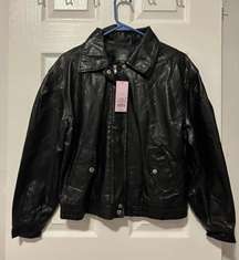 Faux Leather Jacket