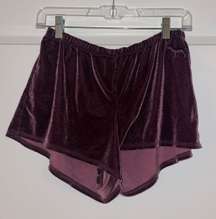 VS Pink velvet sleep shorts