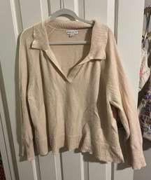 cream sweater