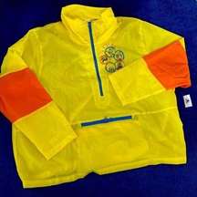 Disney Pixar Inside Out Windbreaker Yellow Adult 2XL NWT