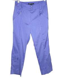 DKNY Golf Sport Athletic Purple Cargo Pants Size 0