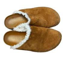 Jenni Kayne Suede Shearling Clogs