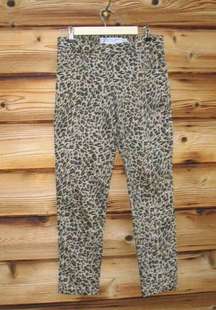 Gretchen Scott Stretch Leopard Jeans S 30