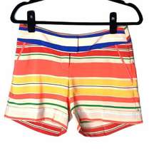 Outback Red Bright Stripped Shorts Size 0