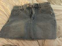 Woman’s Jean Mini Skirt