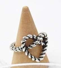 Twisted Heart Ring